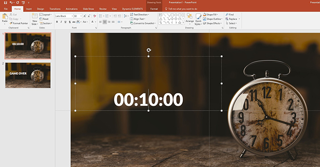Hướng dẫn tạo đồng hồ đếm ngược trong PowerPoint